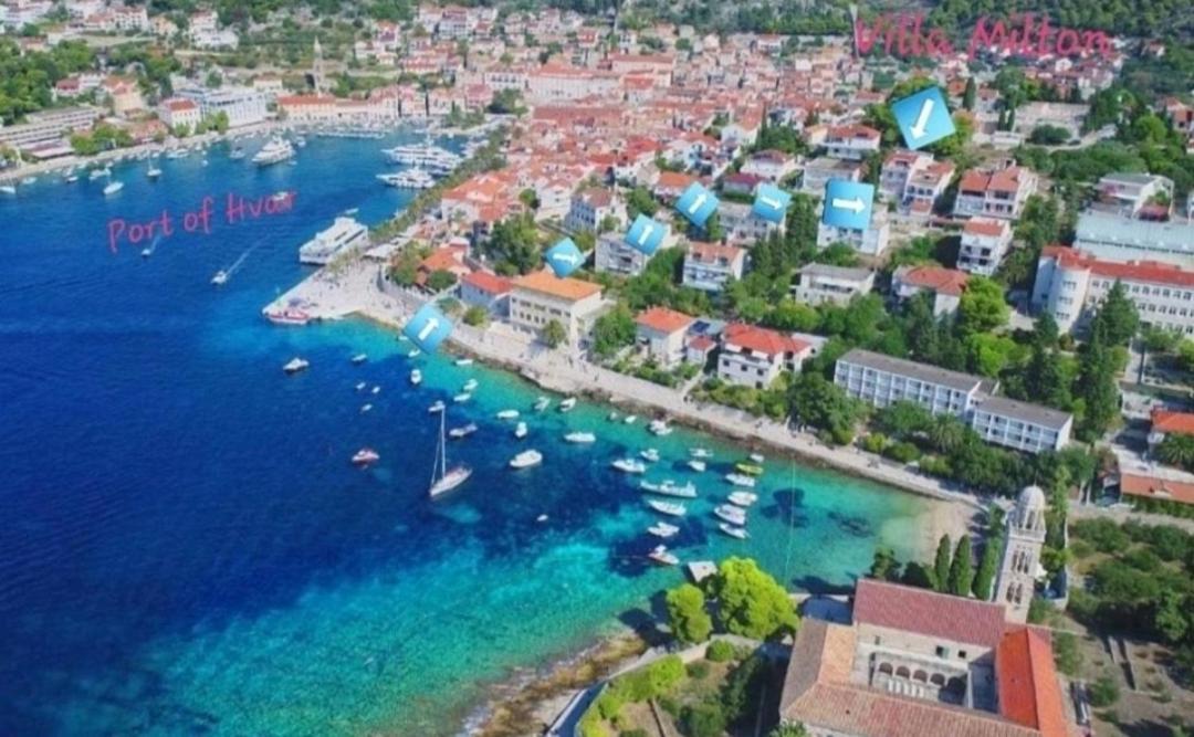 Villa Milton Hvar Хвар Екстериор снимка